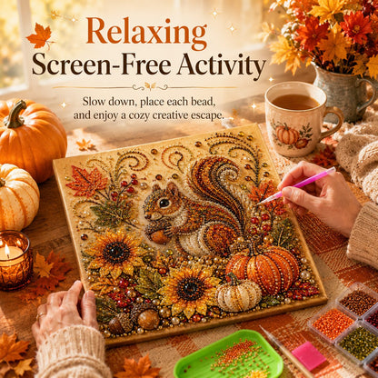 Autumn Pearl Painting Kit – Relaxing DIY for Sparkling Fall Artwork