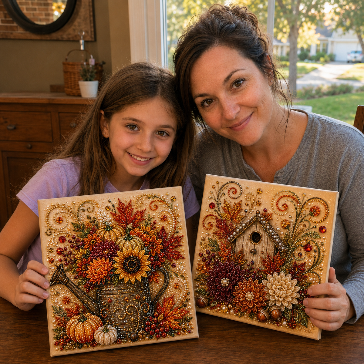 Autumn Pearl Painting Kit – Relaxing DIY for Sparkling Fall Artwork