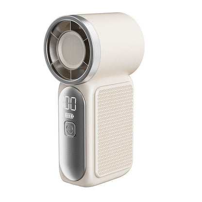 29000RPM Turbo Mini Handheld Fan, 5‑Speed Adjustable with Smart LED Digital Display