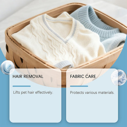 Reusable Pet Hair Laundry Balls, Trap Cat & Dog Fur in Washer & Dryer